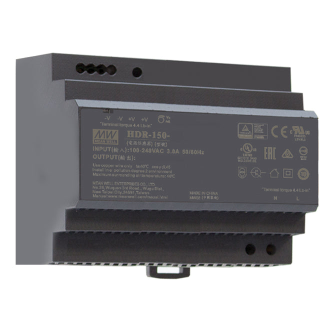 Power Supply D/R U/Slim I=220 Vac O=24 Vdc 6 A Hdr 150 24
