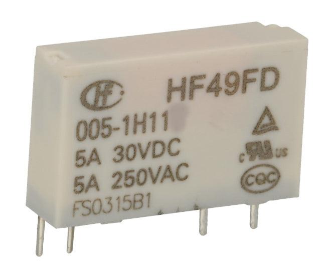 Relay Sil/Sip Spst 5 V 5 A Pcb Hf49 Fd/005 1 H11 - Livestainable.co.za