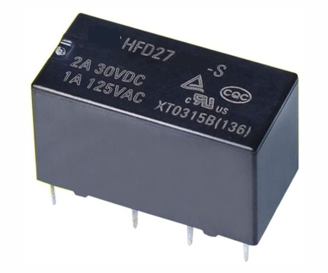 Pcb Mount Relay Dpdt 2 A 24 V Hfd27/024 S