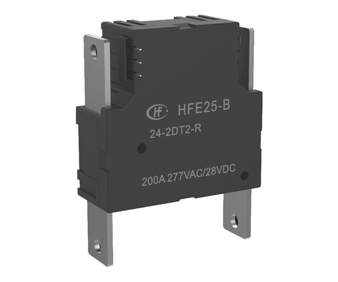 Power Latching Relay Coil=12 Vdc 200 A @ 276 Vac Hfe25 B/12 2 D T2 R