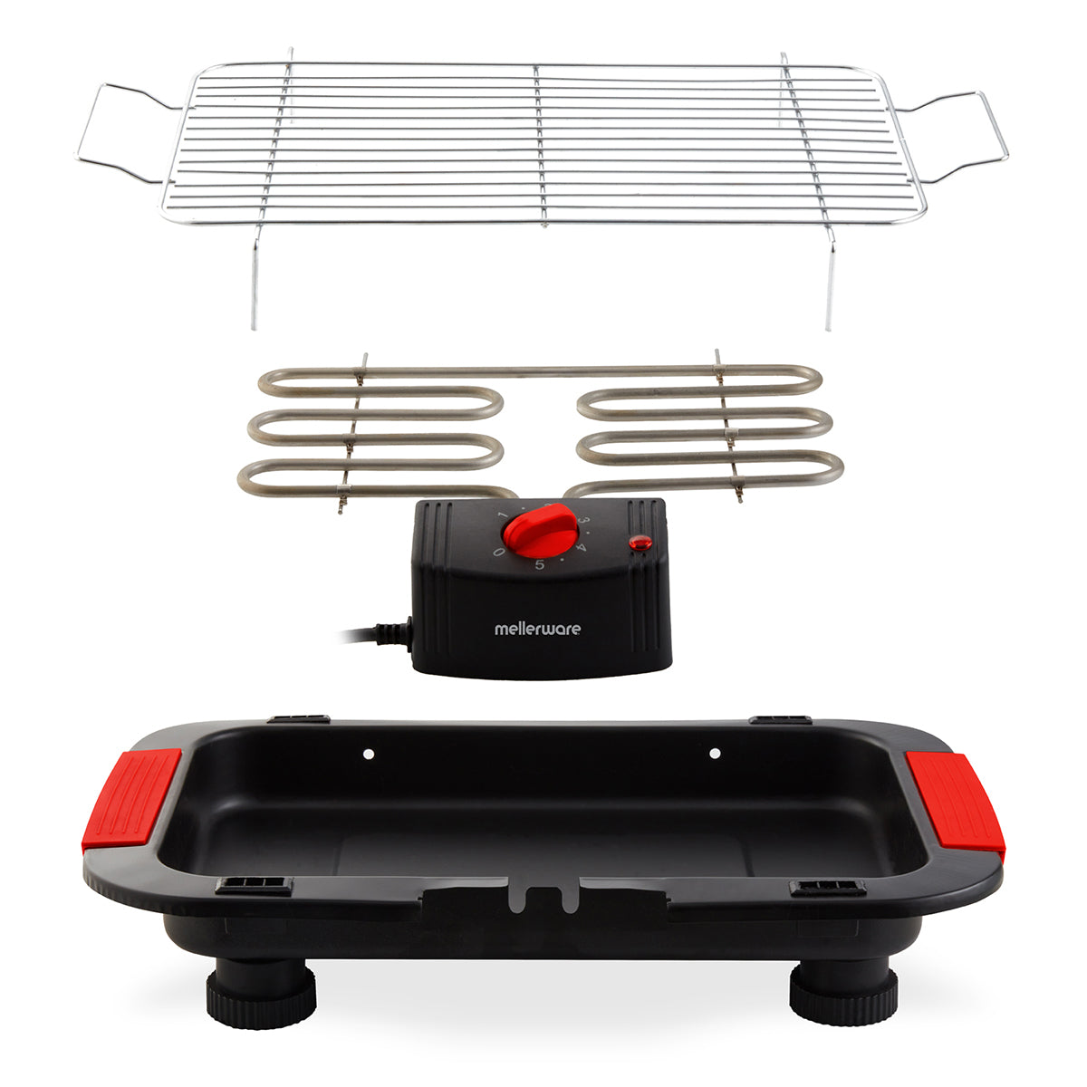 Mellerware Grill Variable Temp Control Black 2000 W