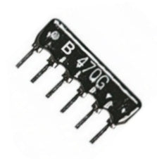 Network Resistor Sil 6 Pin 3 Res 4 K7 Hra B06 472 J
