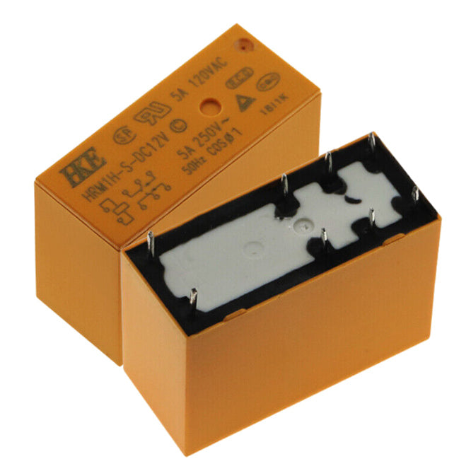 Relay Pcb Mount Dpdt 5 A 12 Vdc Rect 8 Pin Hrm1 H S Dc12 V C