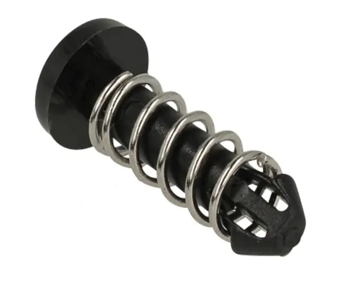 Black Snap In Plastic Rivet L=24mm Hsr 11
