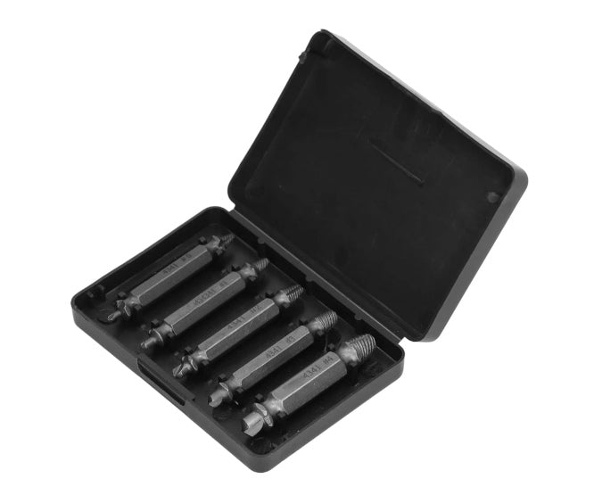 Nitriding Steel Screw Extractor Set 5 Pc Hss4341