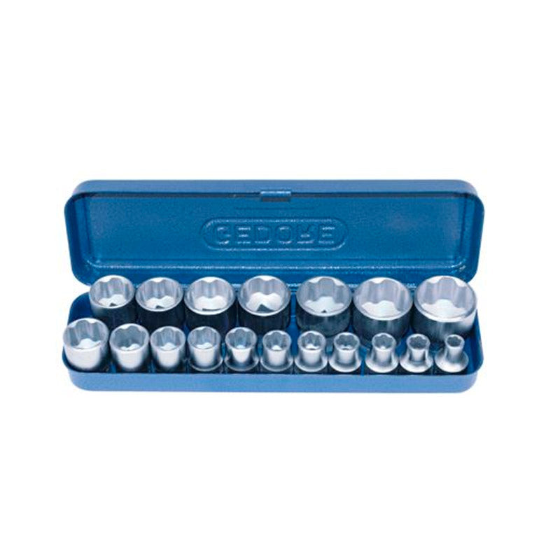 Gedore Blue Socket Set 8 32 Mm 18 Pce C19 Mk