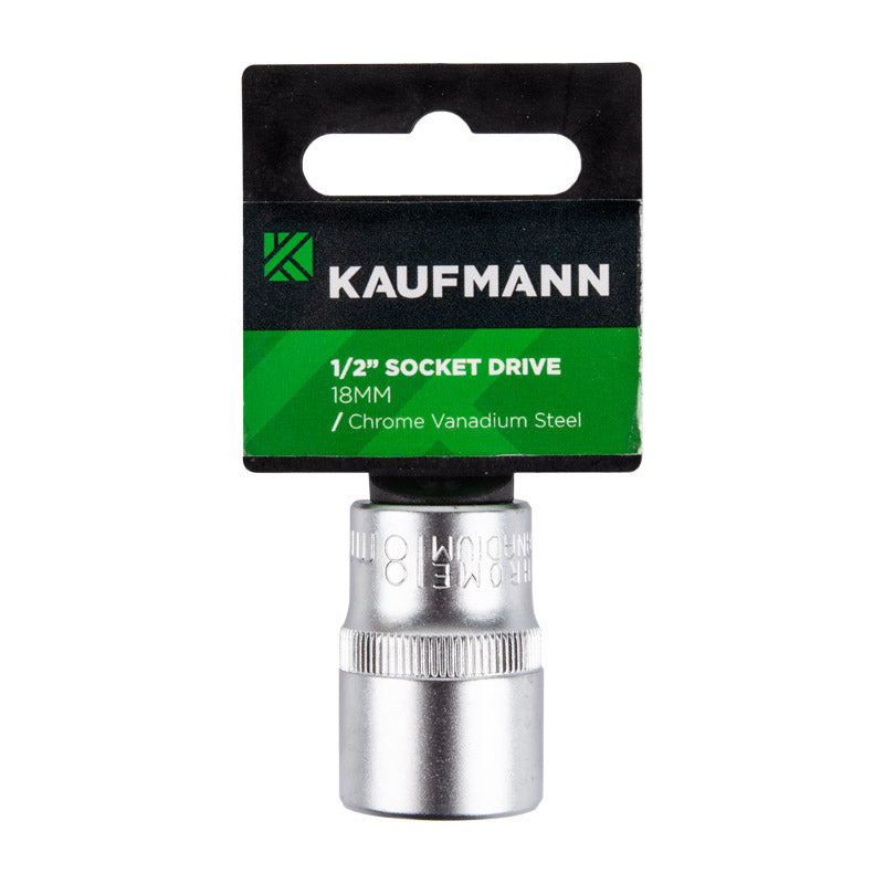 Kaufmann Socket 1/2 Inch Drive 18 Mm