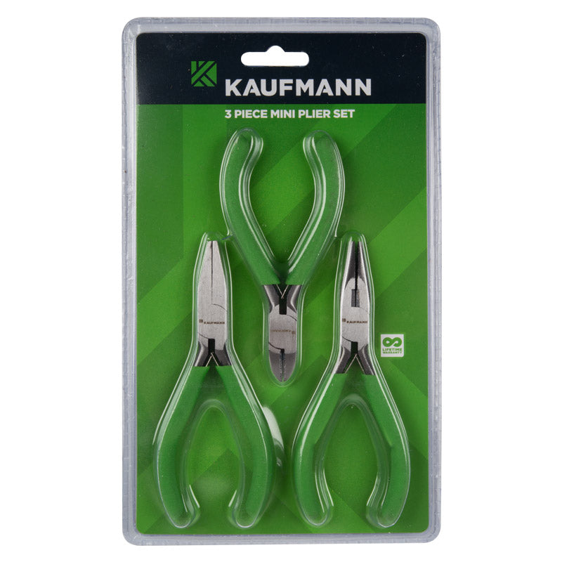 Kaufmann Pliers 3 Piece Set Micro