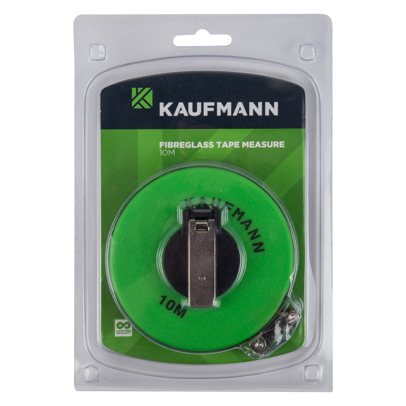Kaufmann Tape Measure Fibre Glass 10 M