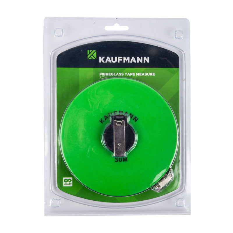 Kaufmann Tape Measure Fibre Glass 30 M