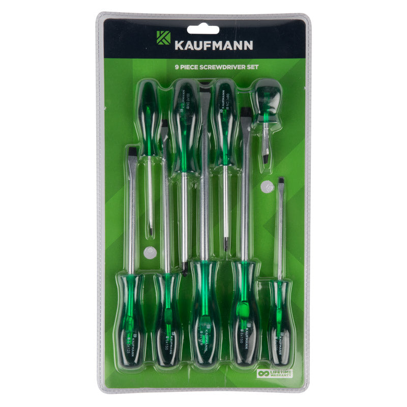 Kaufmann Screwdriver Set 9 Pcs
