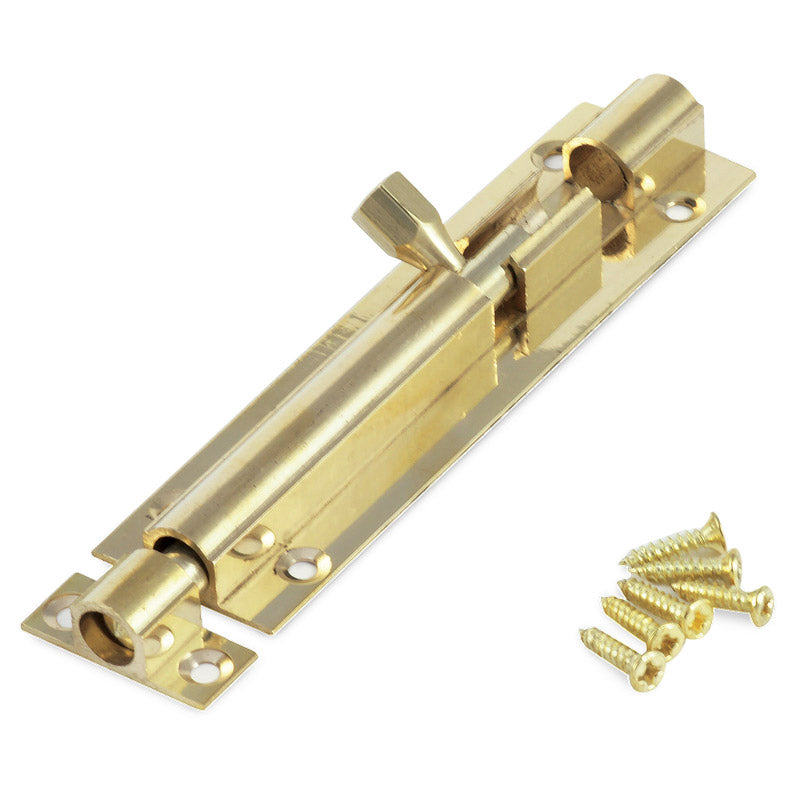 Kaufmann Barrel Bolt 76 Mm Solid Brass Straight