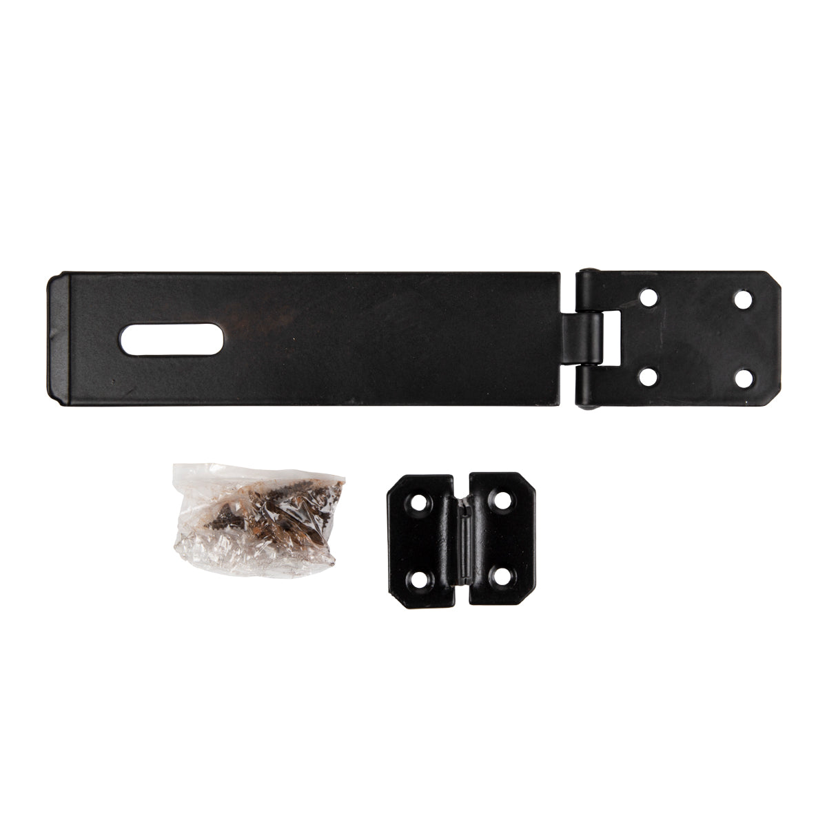 Kaufmann Hasp & Staple 150 Mm H/Duty Blk Jap(bulk)