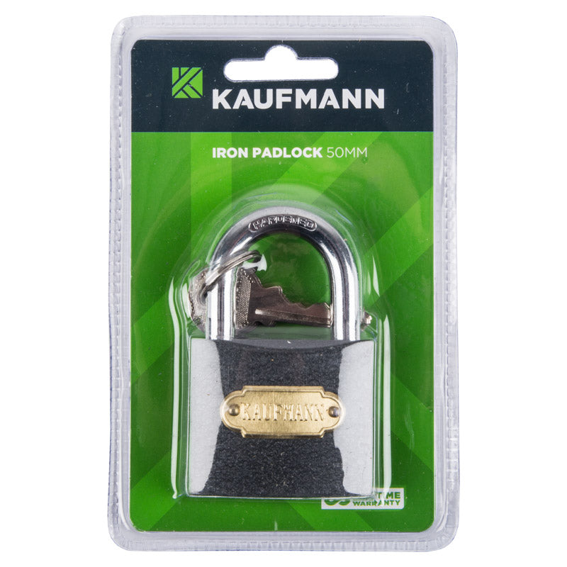 Kaufmann Padlock Steel 50 Mm