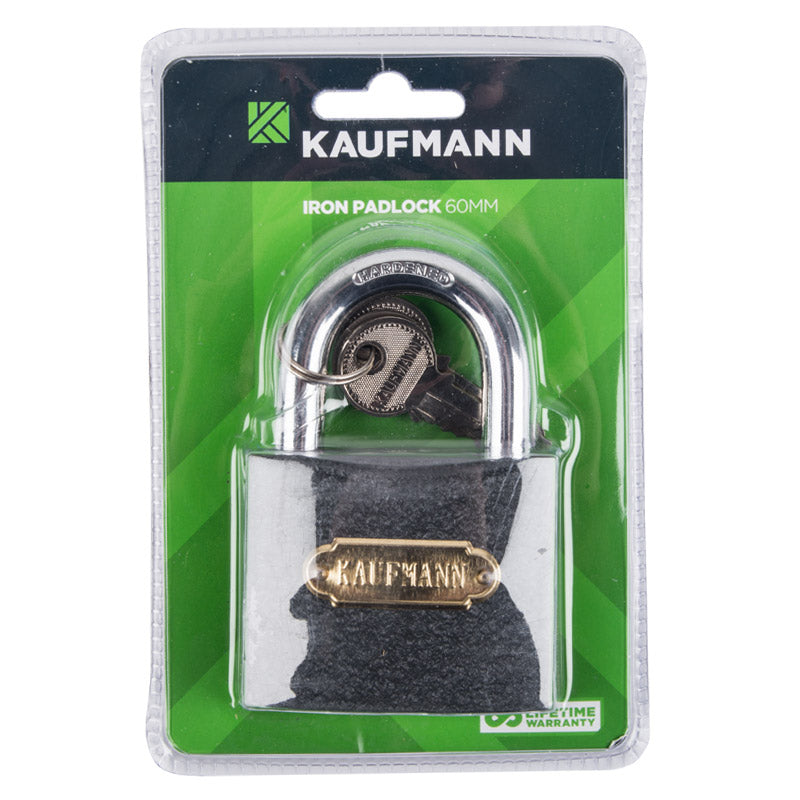 Kaufmann Padlock Steel 60 Mm