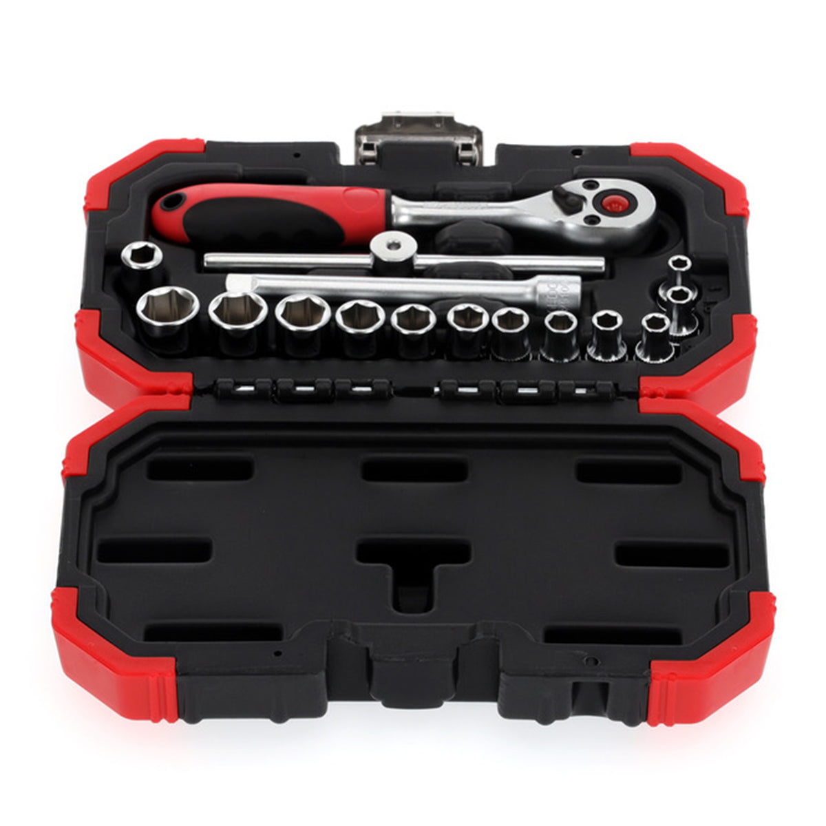 Gedore Red Socket Set 1/4 Inch 16 Pc Drv 4 13 Mm+Bits