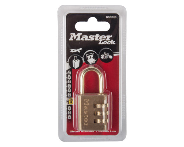 Mackie Lock Combination Brass Master Body 30 Mm