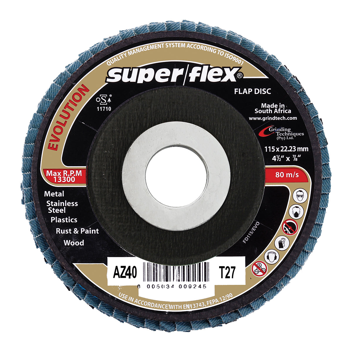 Superflex Flap Disc Evolution 115 Mm Az40 B