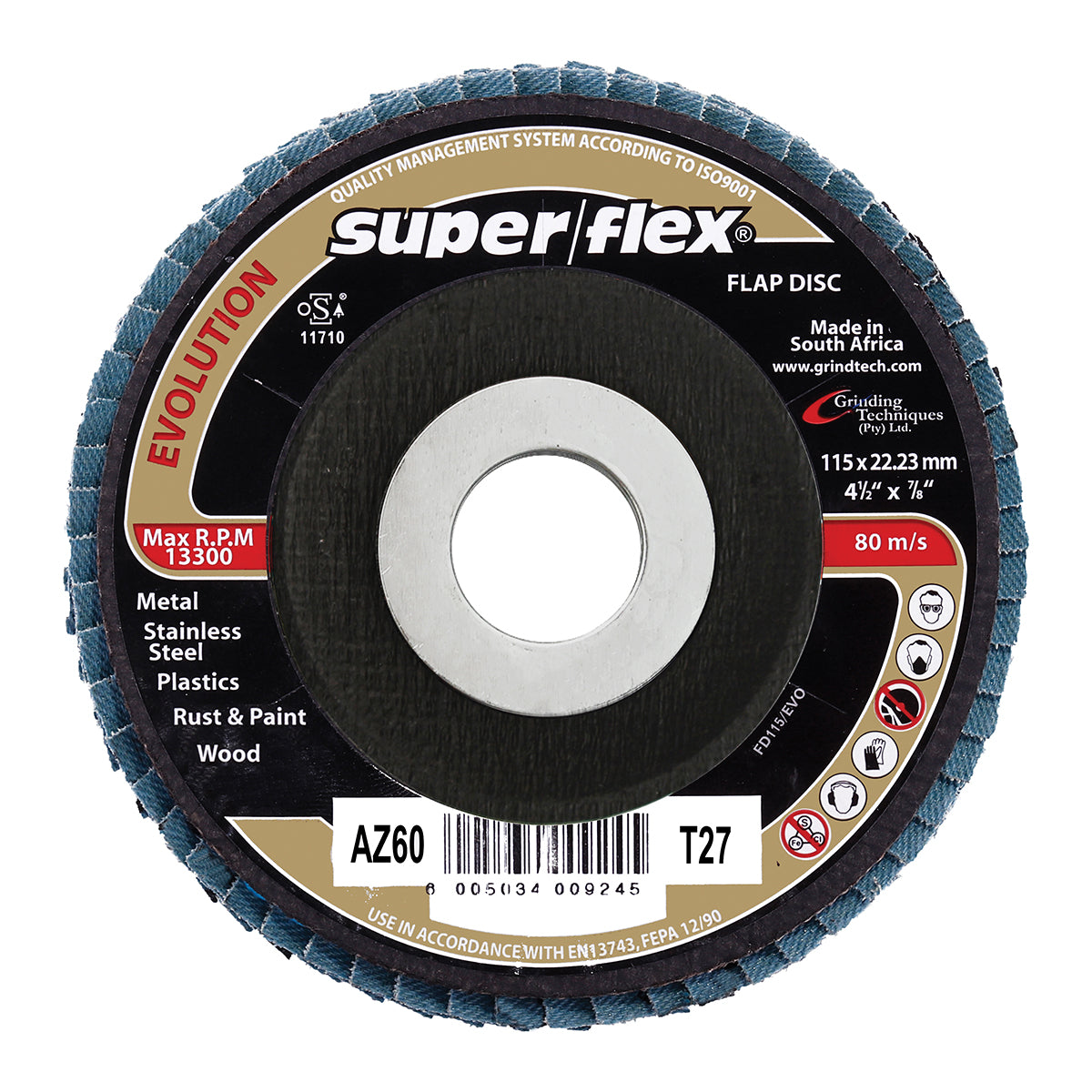 Superflex Flap Disc Evolution 115 Mm Az60 B