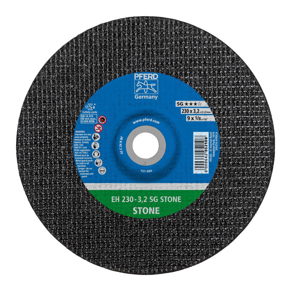 Pferd Cutting Disc Dome Masonry 230 Mm X3.2 Mm Sg