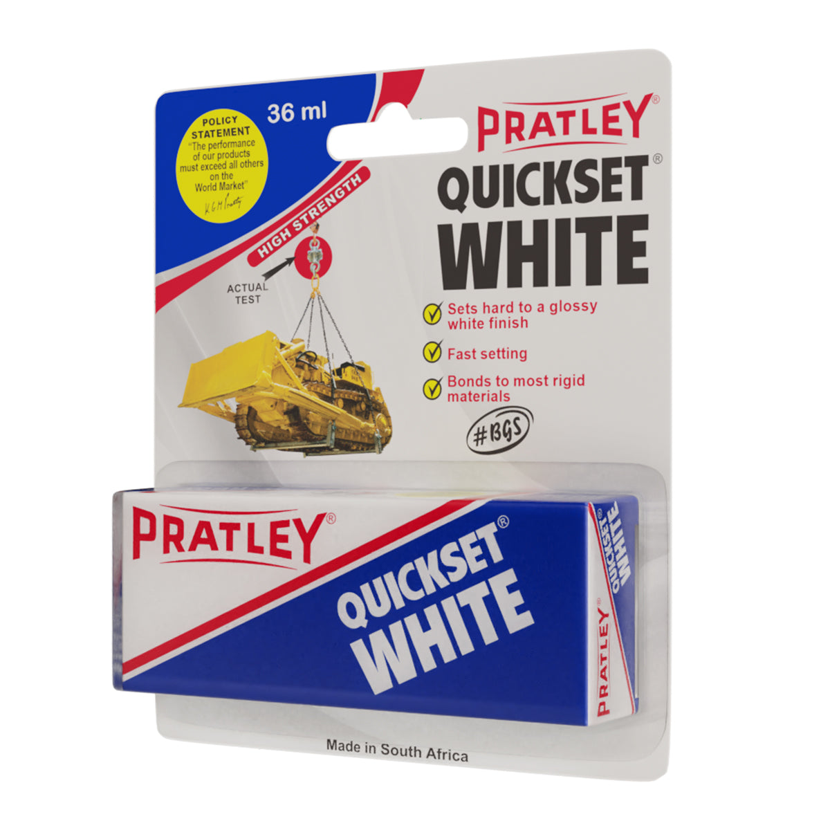 Pratley Quickset White 36 Ml Per Pack New Package A