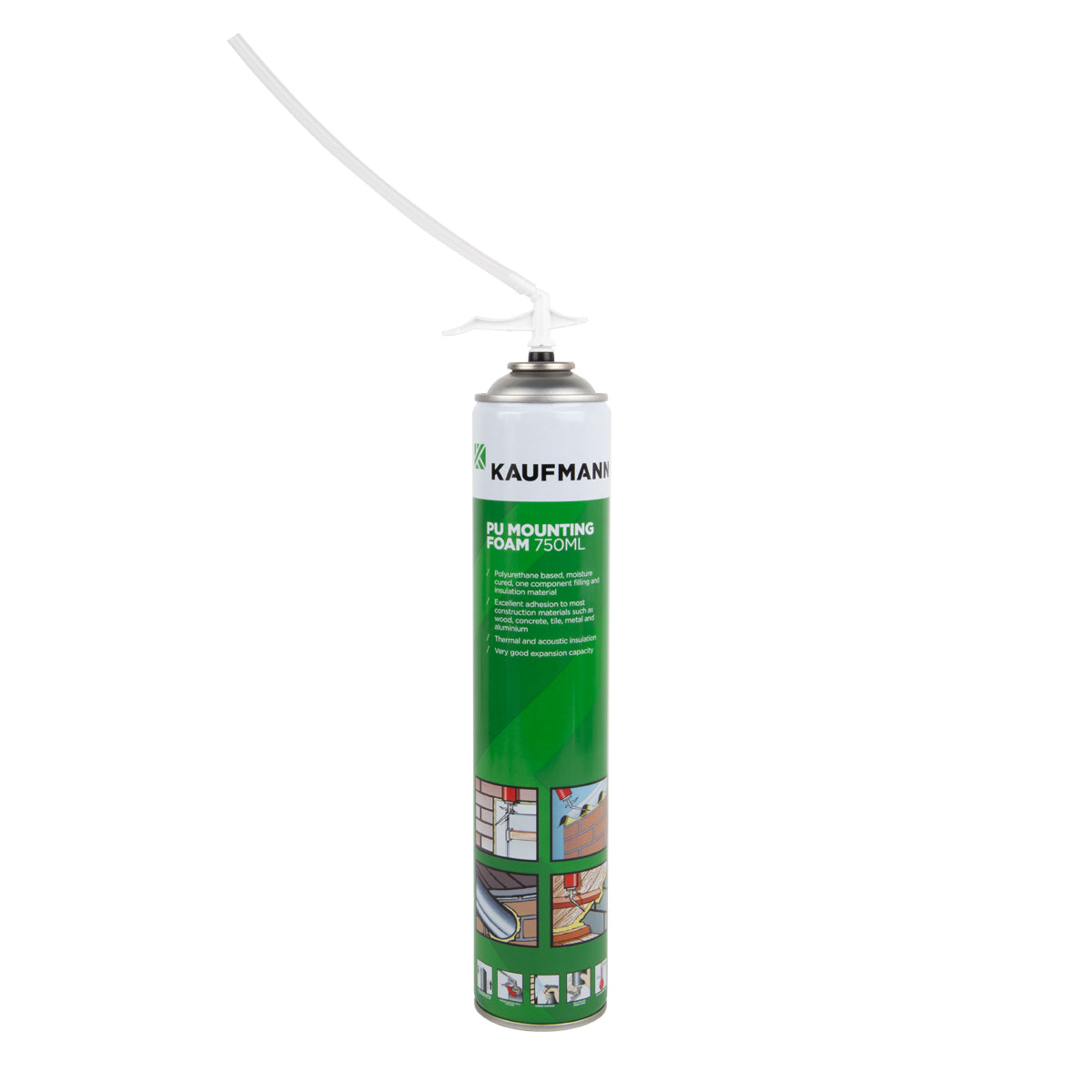 Kaufmann Multi Purpose Adhesive Foam 750 Ml