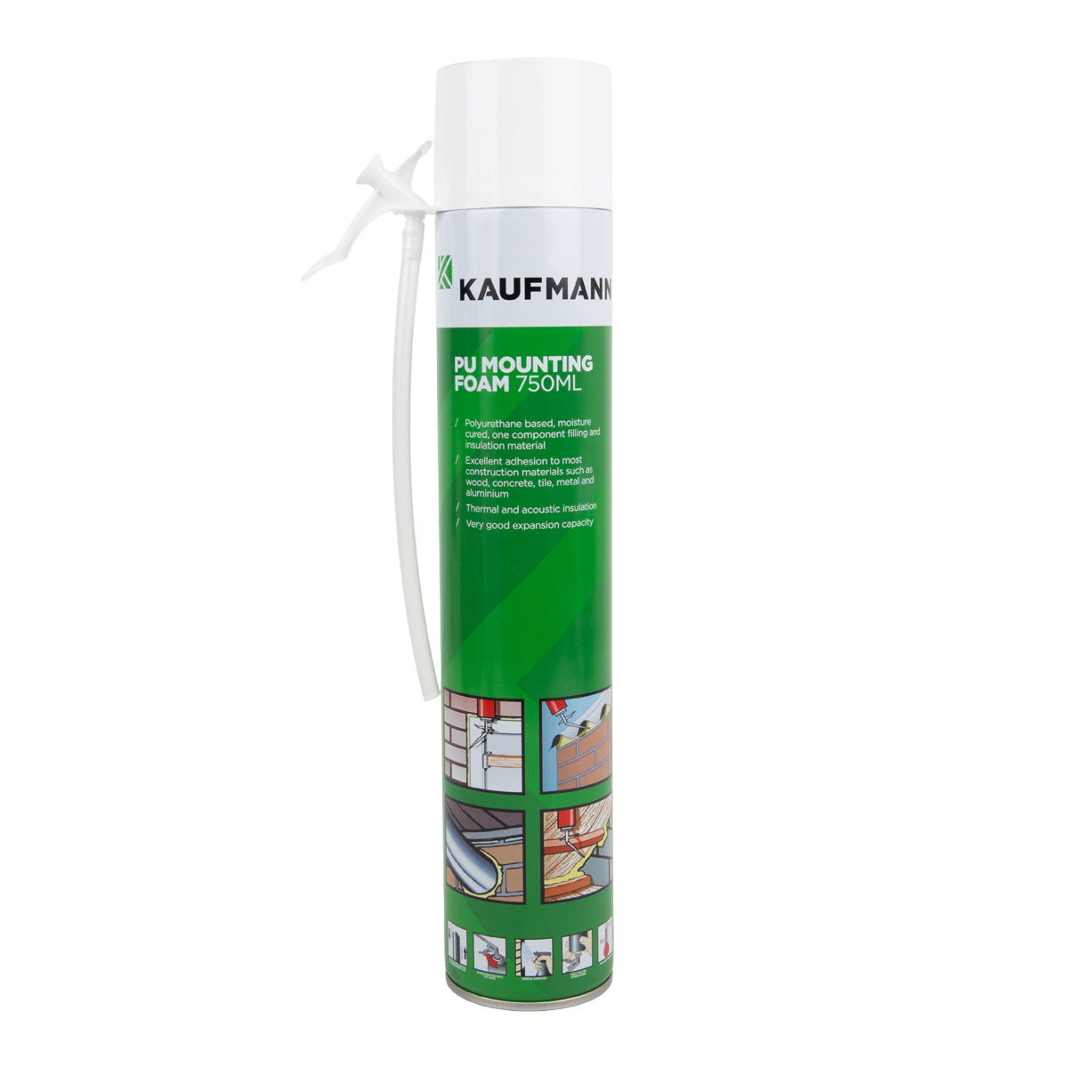 Kaufmann Multi Purpose Adhesive Foam 750 Ml