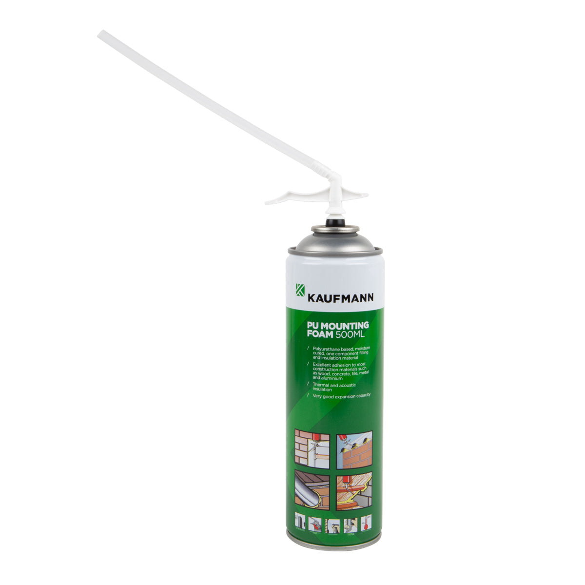 Kaufmann Multi Purpose Adhesive Foam 500 Ml