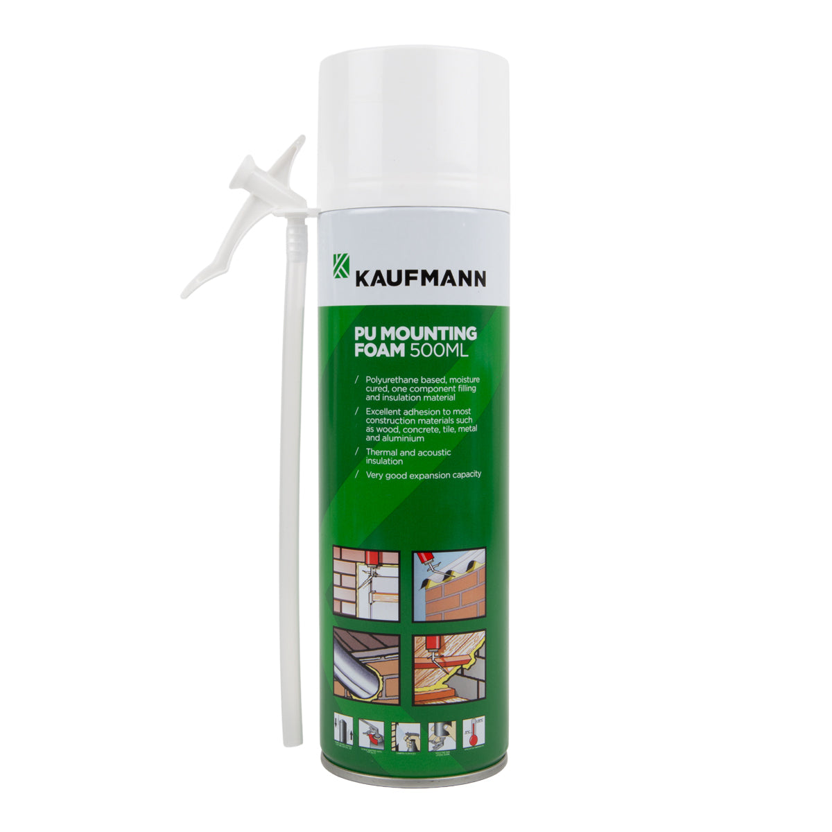 Kaufmann Multi Purpose Adhesive Foam 500 Ml