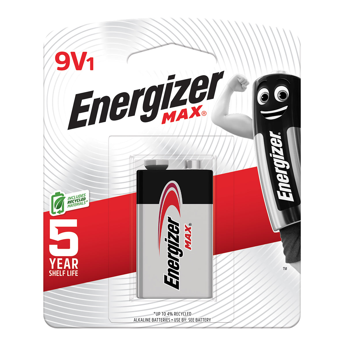 Energizer Battery Max 9 V 1 Pack