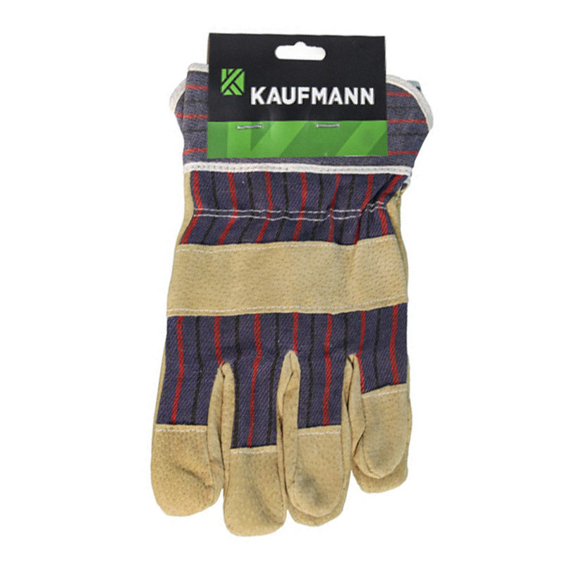 Glove Cotton Leather Palm