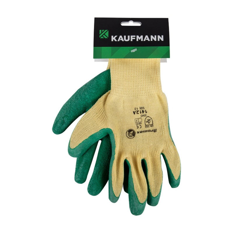 Glove Gripper Green Latex Coated