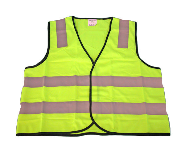 Pioneer Reflective Vest Zip Id Pouch Lime Xl