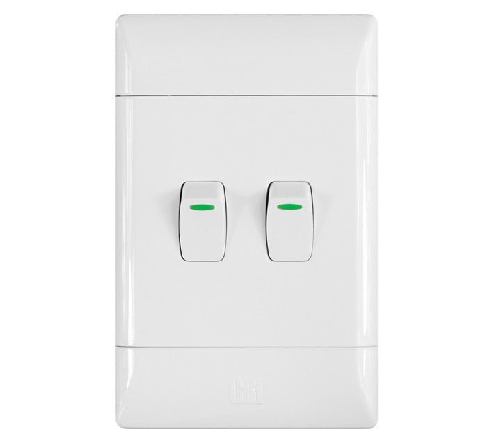 Cbi Light Switch 2 L1 W 2 X4 White
