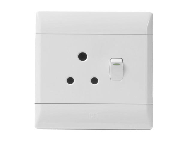 Cbi Plug Switch Single 4 X4 White