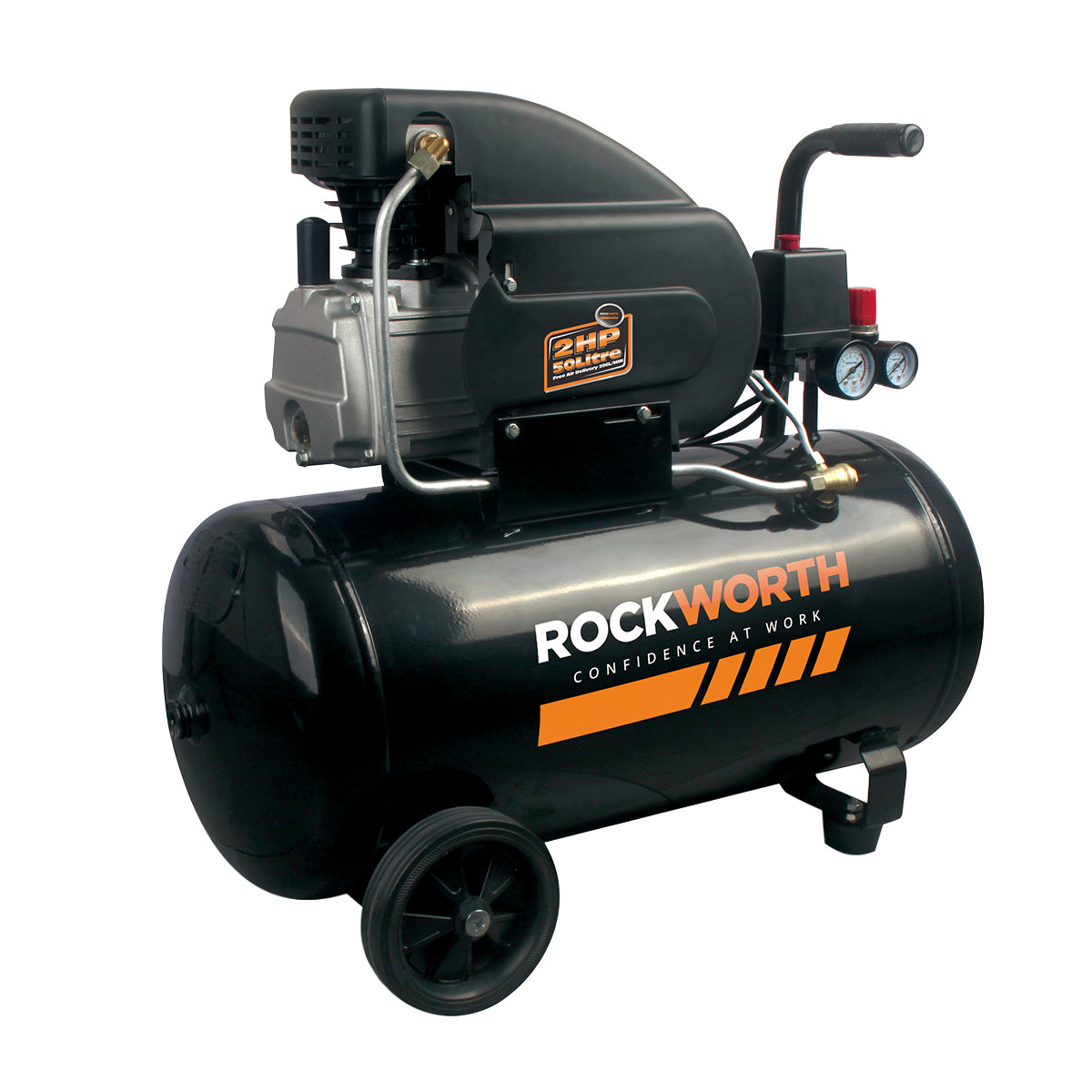 Rockworth 50 L 2 Hp Air Compressor Direct Drive (Aia
