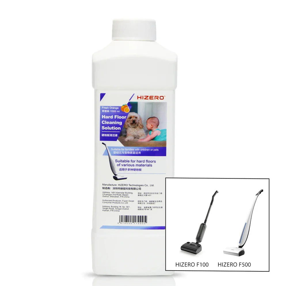 HygieneHero Hard Floor Cleaning Solution 1L - Suits all models