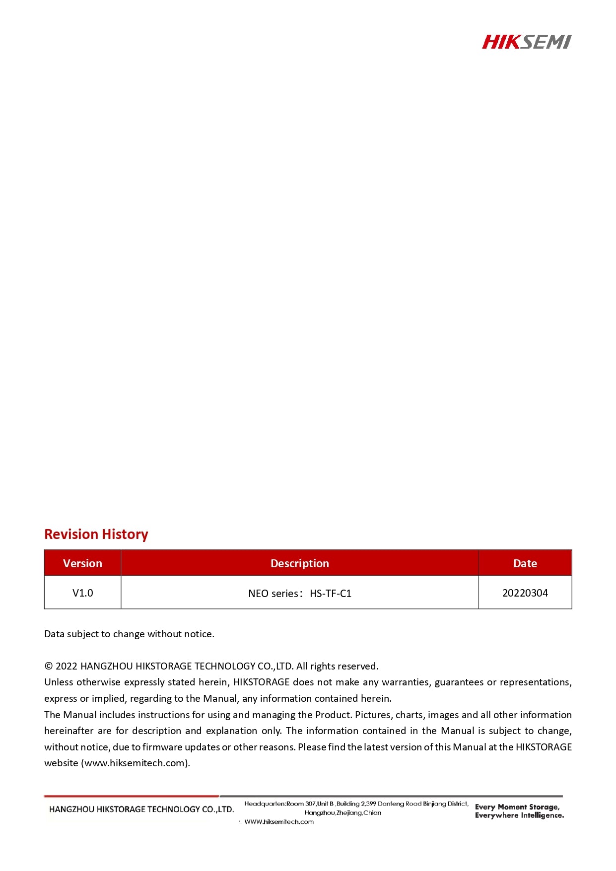 Hikvision Micro SD Card 256GB