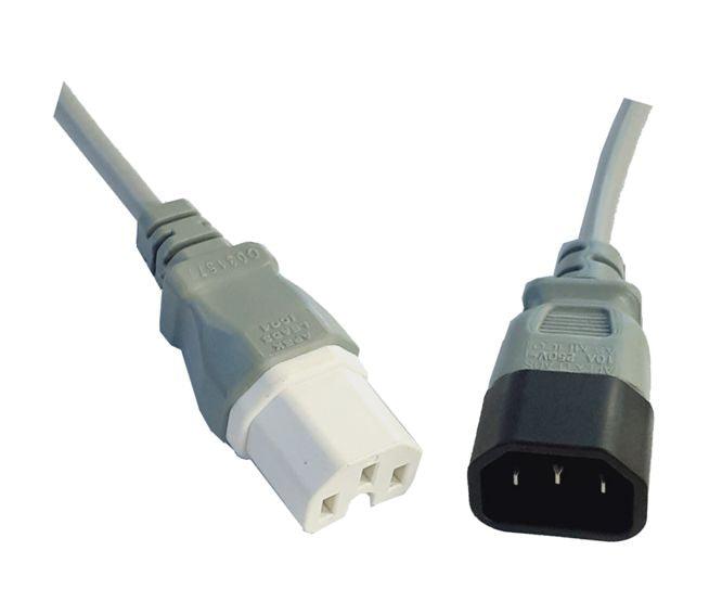 Lead Iec320 C14 C15 1.2 M Grey Plug To Socket Pc Maemichic073 Gy1.2 - Livestainable.co.za