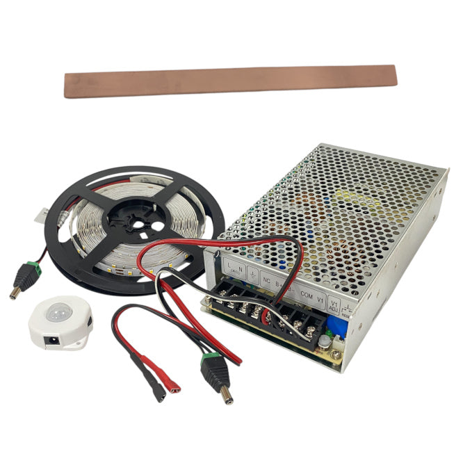 5m Led Aisle Light Kit 220 Vac Incl. Bat Back Up Ilk001