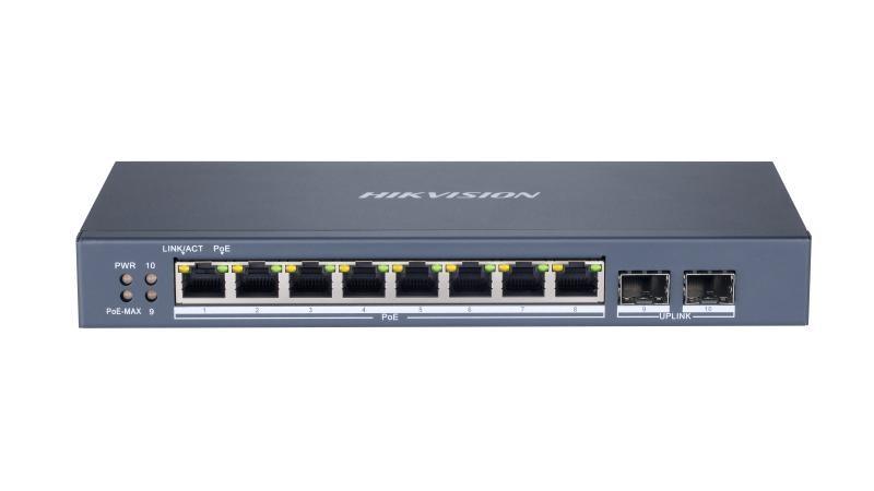 Hikvision - 8 port Smart gigabit POE switch 110w - Livestainable.co.za