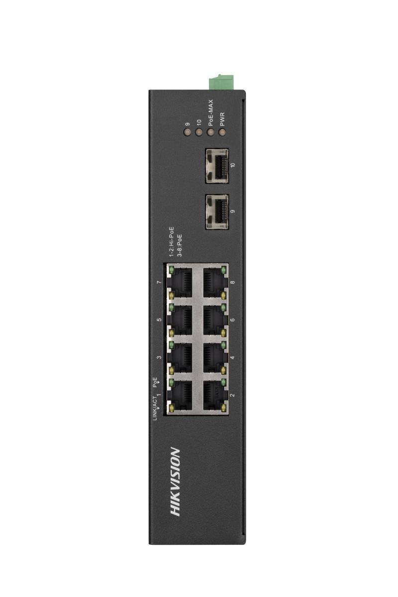 Hikvision - Industrial 8 port gigabit POE switch 110w - Livestainable.co.za