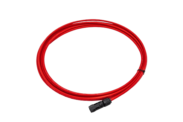 Geyserwise 6m Red – 6mm2 Solarflex Pre-Terminated Male MC4 - Livestainable.co.za