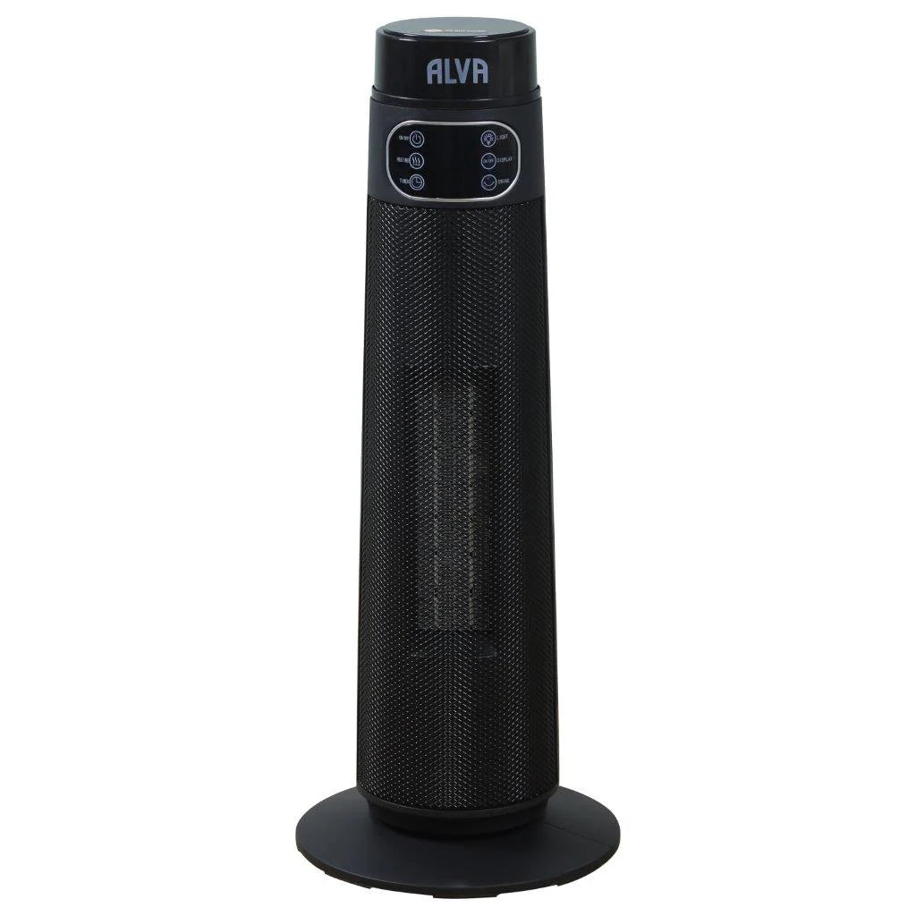 Electric Tower Fan Heater | Light Effect Design | Led Display Panel | Remote Control