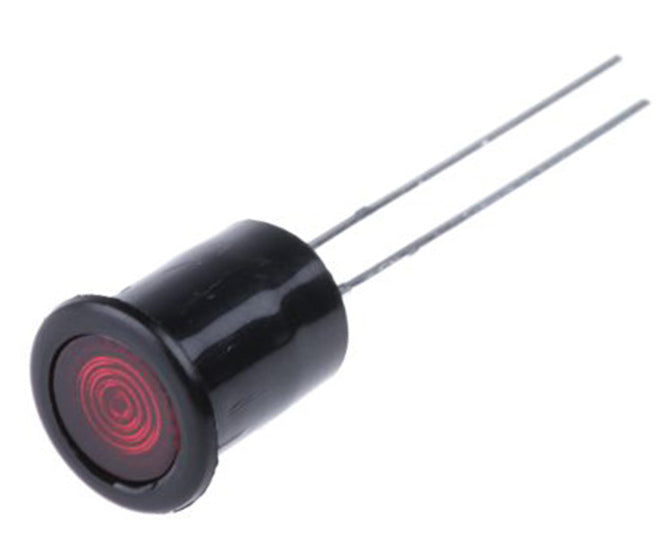 Round Led Indicator 8mm 10m A Red Ind514113 Led T/Red