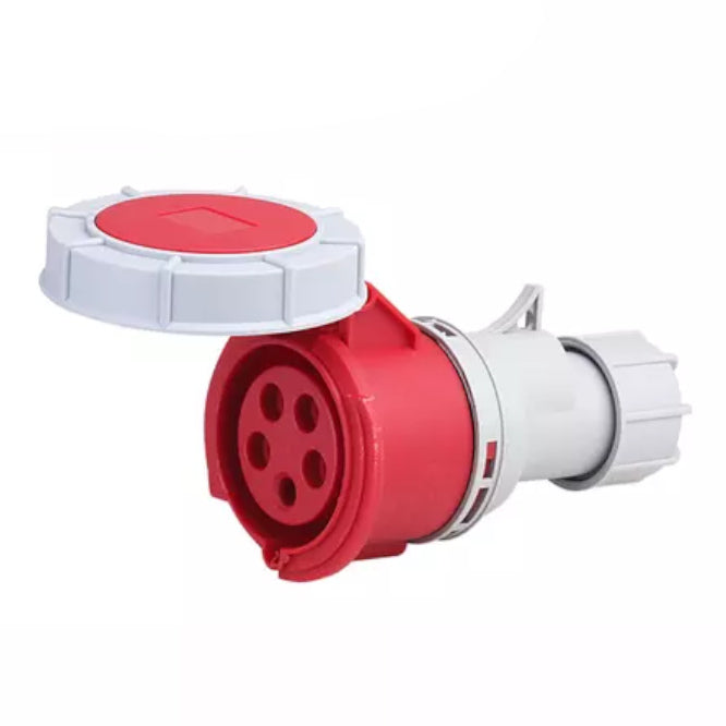Inline Industrial Coupler Socket 16 A 5 P (3 P+E+N) Ip67 Ips Ce 2152