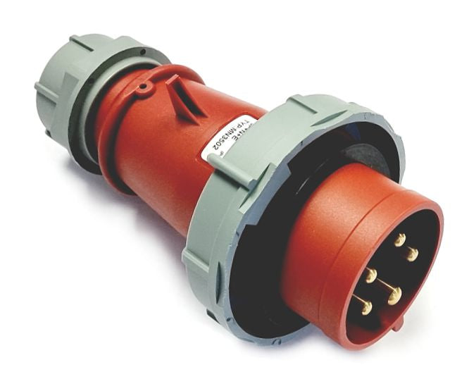 In Line Industrial Plug 5 P 6 H 32 A Ip67 3 P+N+E Ips Mn3502 32 A 6