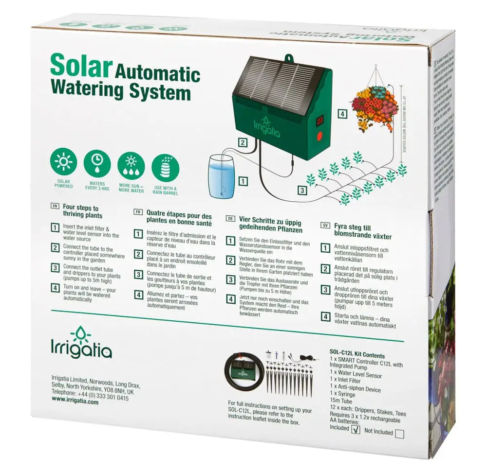 Irrigatia - Solar Automatic Watering System C12 L