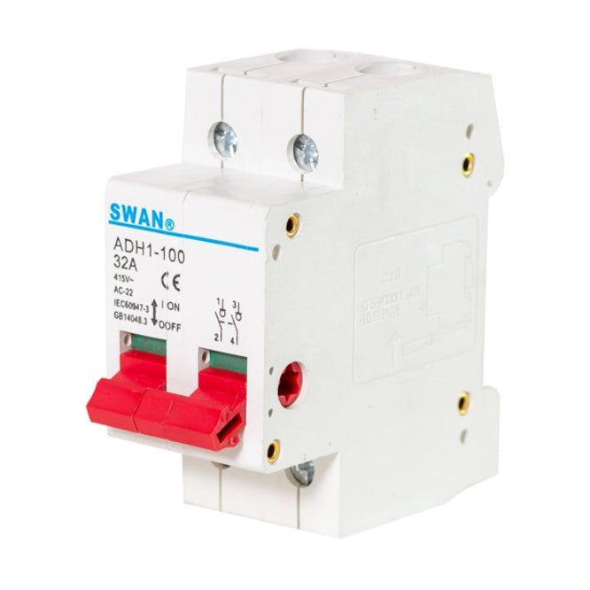 Isolator 2 Pole 32 A Din Rail Is Adh1 100 232