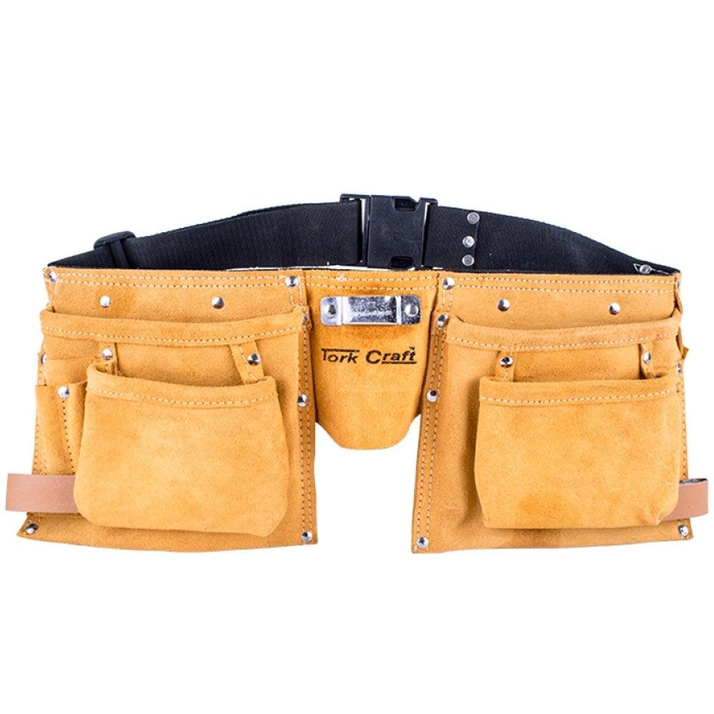 Large Prof.Leather Tool Belt 11 Pocket - Livestainable.co.za